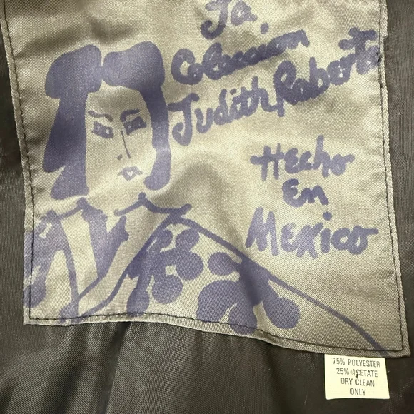 Vintage Judith Roberts Mexico Patchwork Fringe Jacket Beaded Western L/XL - Picture 16 of 16